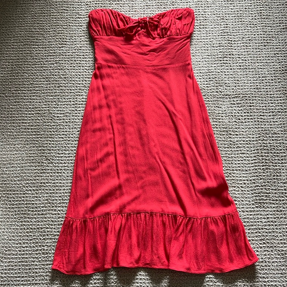 Aritzia Sunday Best Strapless Dress
